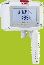 Detectores gases Sensor de Co2 y Temperatura